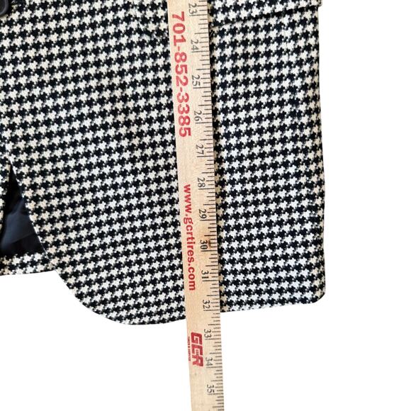 Alain Dupetit Blazer 2 Button Suit Coat Men 38L Black White Herringbone NWT - Picture 7 of 11